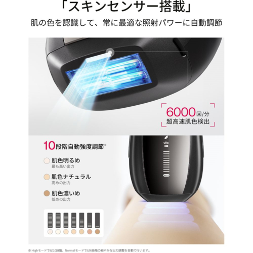 【長期保証付】Ulike(ユーライク) IPL光美容脱毛器 Ulike X ユーライクエックス BK ブラック UI20S 家庭用 光脱毛器 7日間チャレンジで肌が変わる_5
