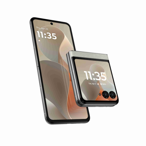 モトローラ(MOTOROLA) motorola razr 60 6.9+3.6型 12GB/512GB ライトスカイホワイト SIMフリースマートフォン PB8E0002JP フリップ 折りたたみ式
