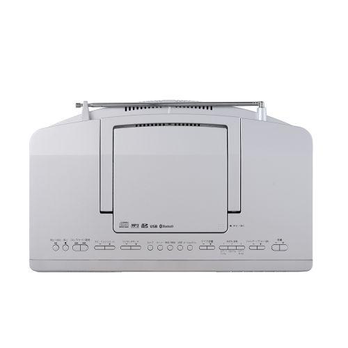【長期保証付】Aurex(オーレックス) AX-KCR90S シルバー SD・USB・CDラジオカセットレコーダー 40Wスピーカー搭載 ハイレゾ再生