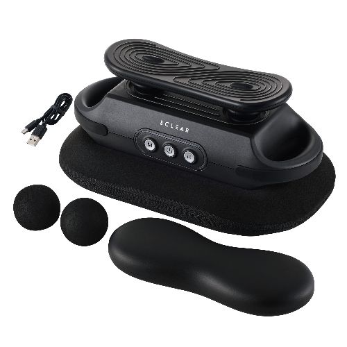 【長期保証付】エレコム(ELECOM) HCR-BD01GY グレー リフレッシュビート 振動ケア コードレス 足/足裏/ふくらはぎ/太もも/腰 アタッチメント3種 モード3種