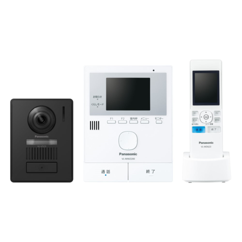 【長期保証付】パナソニック(Panasonic) VL-N35BHL ワイヤレスモニター付テレビドアホン 1-2タイプ（電源コード式）