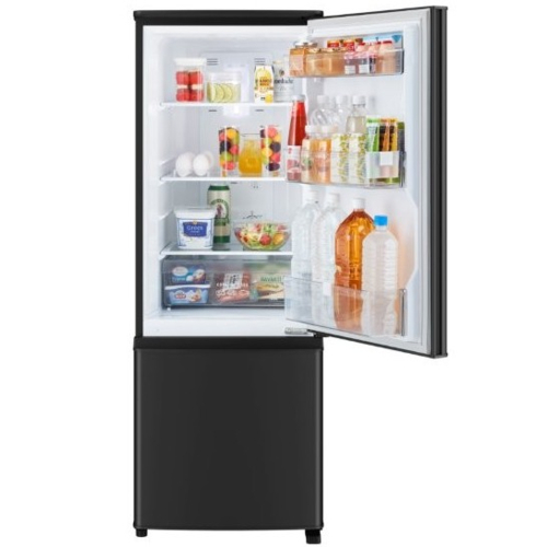 設置】三菱(MITSUBISHI) MR-P17M-B マットサンドブラック 2ドア冷蔵庫