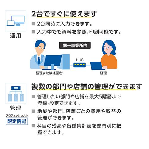 弥生 弥生会計 26 プロフェッショナル 2ユーザー 通常版 YWAV0001_5