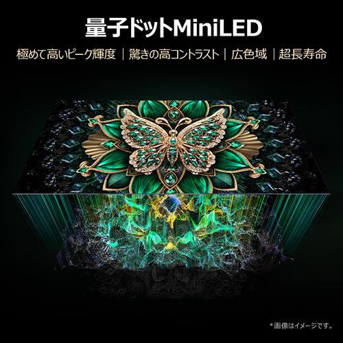 【長期保証付】TCL(ティーシーエル) 55C65K 55V型 量子ドット4K MiniLED液晶テレビ C6Kシリーズ GoogleTV ONKYO 2.1 Hi-Fi システム_1