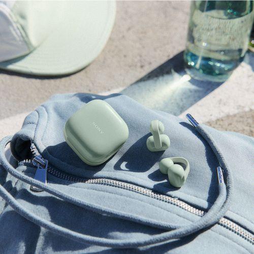 ソニー(SONY) WF-LC900-G グリーン LinkBuds Clip イヤーカフ型完全ワイヤレスイヤホン リスニングモード切替 IPX4防水_18