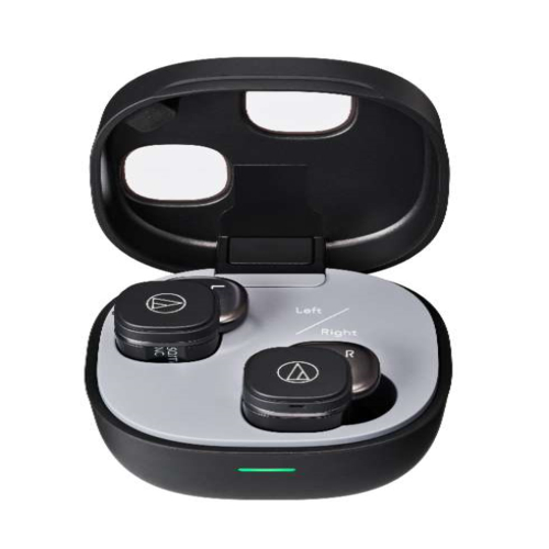 【長期保証付】オーディオテクニカ(audio-technica) ATH-SQ1TW2NC-BK ブラック 完全ワイヤレスノイズキャンセリングイヤホン_1