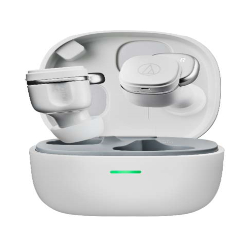 【長期保証付】オーディオテクニカ(audio-technica) ATH-SQ1TW2NC-GY グレー 完全ワイヤレスノイズキャンセリングイヤホン