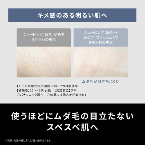 【長期保証付】パナソニック(Panasonic) ES-WH7C-W 光エステ スムースエピ フェイス＆ボディ＆VIO用 脱毛器 SMOOTHEPI COMPACT 手軽コンパクトモデル_3