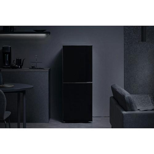 【設置＋リサイクル＋長期保証】アイリスオーヤマ(Iris Ohyama) IRSN-BLK15A-B ブラック 冷凍冷蔵庫 153L_5