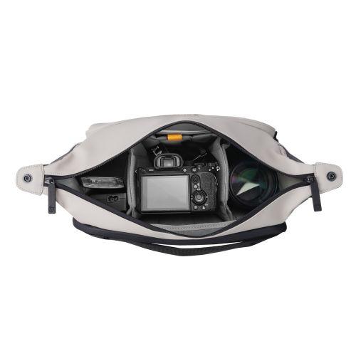 バンガード(VANGUARD) VEO LITE S7L CM クリーム  約7L ショルダーバッグ 内寸：(270-300)×215×120mm_7