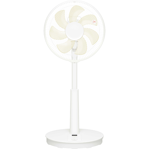 パナソニック(Panasonic) F-C324D-W ホワイト リビング扇 1/f ゆらぎ ACモーター 7枚羽根 30cm リモコン付き