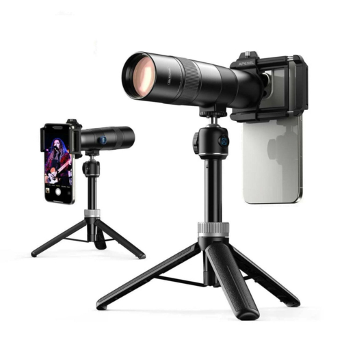 APEXEL APL-T30X スマートフォン用望遠レンズ 倍率30倍 三脚付属