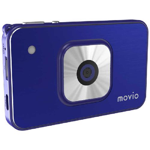 ナガオカ MSL600BL ブルー 厚さ9.5mm超薄型形状スリムデジタルカメラ movio
