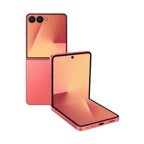 SAMSUNG(サムスン) Galaxy Z Flip7 コーラルレッド 6.9型/4.1型 12GB/512GB フリップ式SIMフリースマートフォン SM-F766QZRESJP