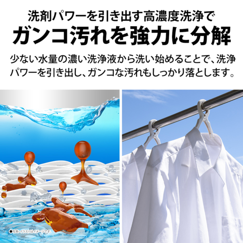 【設置＋リサイクル】シャープ(SHARP) ES-GE5K-W ホワイト系 全自動洗濯機_1