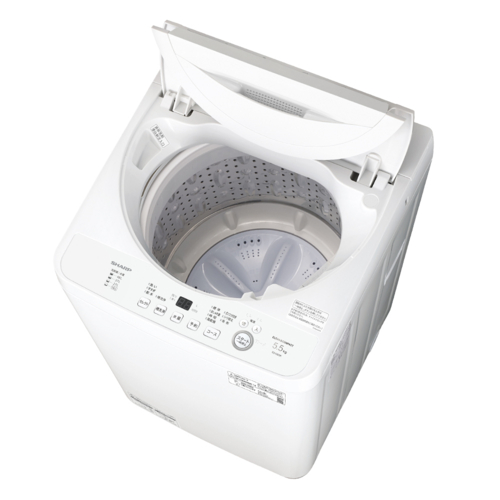 【設置＋リサイクル】シャープ(SHARP) ES-GE5K-W ホワイト系 全自動洗濯機_6