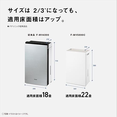 パナソニック(Panasonic) F-MV5000C-W ホワイト ジアイーノ 次亜塩素酸 空間除菌脱臭機_10