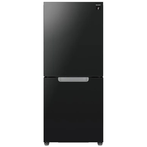 【設置＋リサイクル＋長期保証】シャープ(SHARP) SJ-GD15R-B ピュアブラック PLAINLY 2ドア プラズマクラスター冷蔵庫 152L 幅495mm