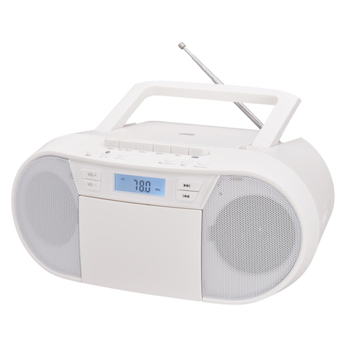オーム電機(OHM) RCD-720T 白いこと AudioComm CDラジカセ Bluetooth相応う 03-5045