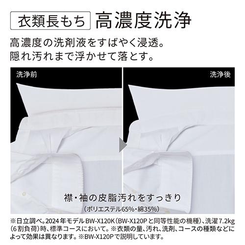 【長期保証付】日立(HITACHI) BW-G70P-W ホワイト ビートウォッシュ 全自動洗濯機 洗濯 7kg_2