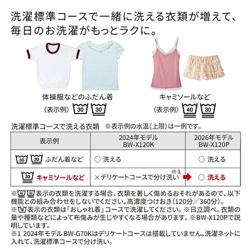 【長期保証付】日立(HITACHI) BW-G70P-W ホワイト ビートウォッシュ 全自動洗濯機 洗濯 7kg_4