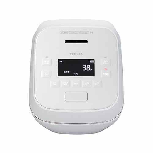 【長期保証付】東芝(TOSHIBA) RC-10SGA-W グランホワイト 炎 匠炊き 真空圧力ＩＨ炊飯器 5.5合炊き_1
