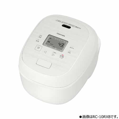 【長期保証付】東芝(TOSHIBA) RC-18RXB-W ミルキーホワイト 炎 匠炊き 真空ＩＨ炊飯器 １升炊き