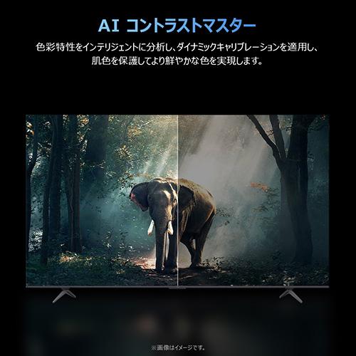 【長期保証付】TCL(ティーシーエル) 55T6D 55V型 4K 量子ドットQLED液晶テレビ Google TV_13