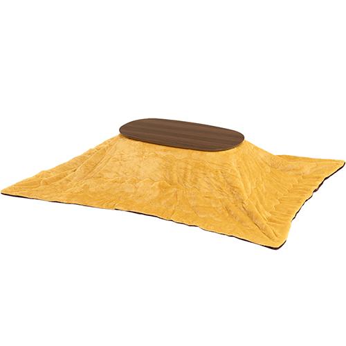 萩原(HAGIHARA) カルミナ950WN+ビケ950YE ブラウン/イエロー こたつ＋うす掛け布団 ２点セット 19,800円
