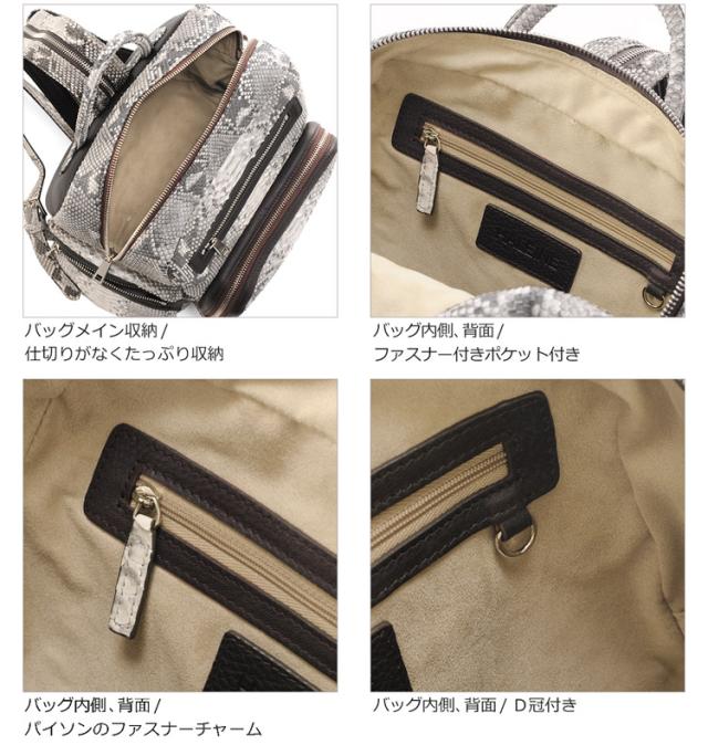 HALEINE ブランド ダイヤモンド パイソン リュック サック / ワン ショルダー バッグ レディース(06000241r)_17