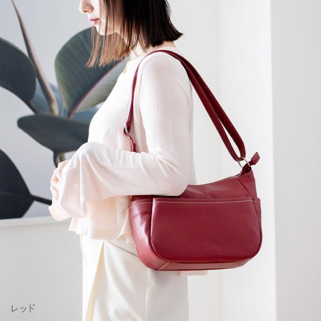 ショルダーバッグ レディース 斜めがけ 大人 革 牛革 日本製 Jamale