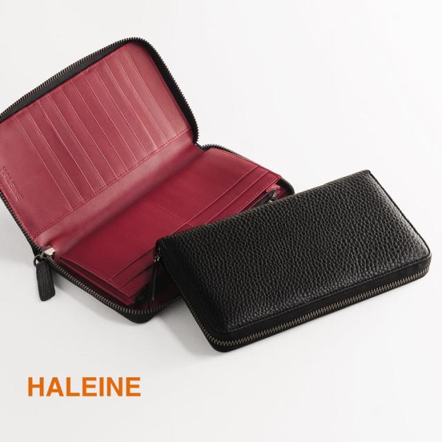 HALEINE[アレンヌ]本革ラウンドファスナー長財布シュリンクレザーフルオープン/レディース(No.07000151)送料無料!!の通販は