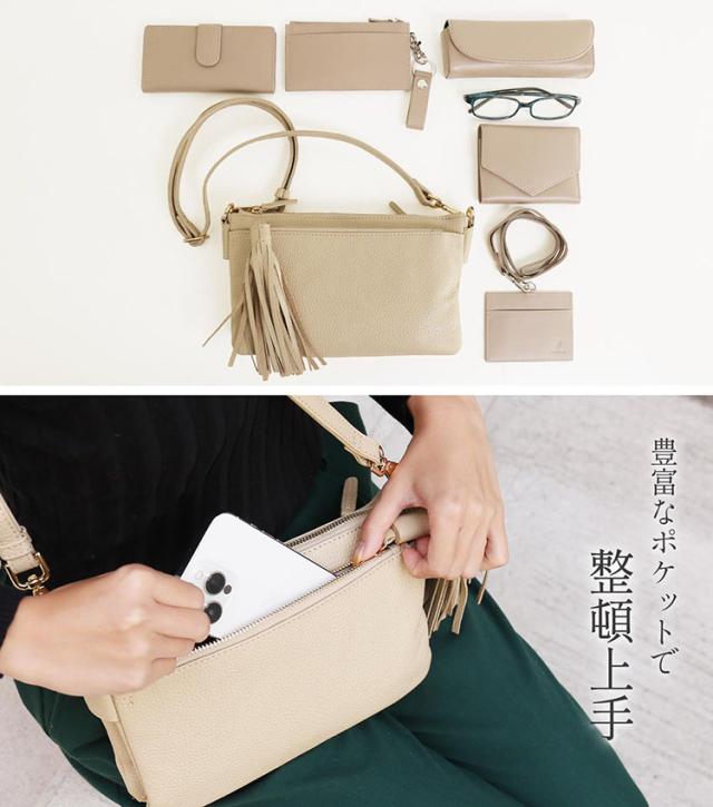 ミニショルダーバッグ レディース 斜めがけ 本革 mieno spira