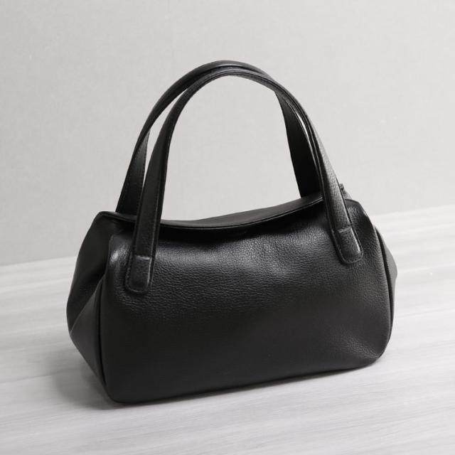 ブラック フォーマルバッグ レディース 本革 Jamale レザー 牛革