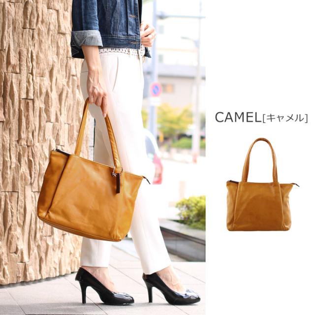 トートバッグ 日本製 A4 対応 ブランド 本革  レディース 大きめ  全5色(No.07000295)HALEINE トートバッグ 日本製 A4 対応 ブランド 本革 レディース 大きめ 全5色