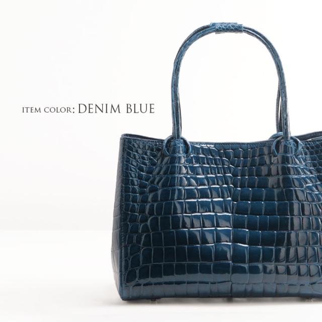 クロコダイル ハンドバッグ レディース シャイニング 加工 B5 サイズ 対応 ヘンローン 全5色(No.06001294)_10