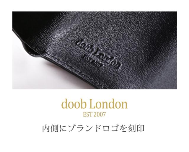 doob London コードバン メンズ ミニ紙入れ 三つ折り 小っちゃい 本革 最低限度 紙入れ(No.09000136-mens-1)