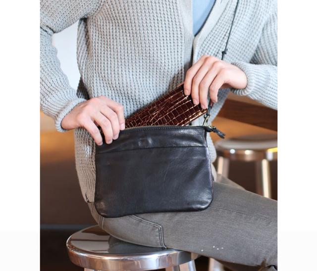 クロコダイル 長財布 メンズ ポロサス スモールクロコダイル