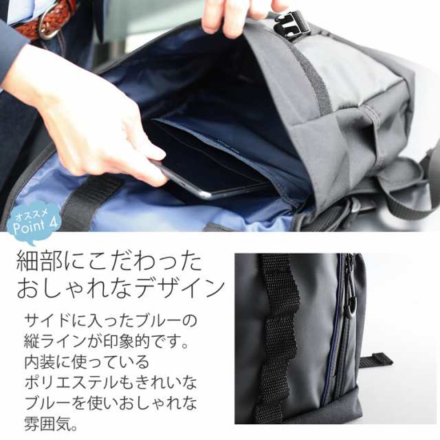 CORDURA(R) リュック レディース 14L 撥水 A4 通学 女子 おしゃれ