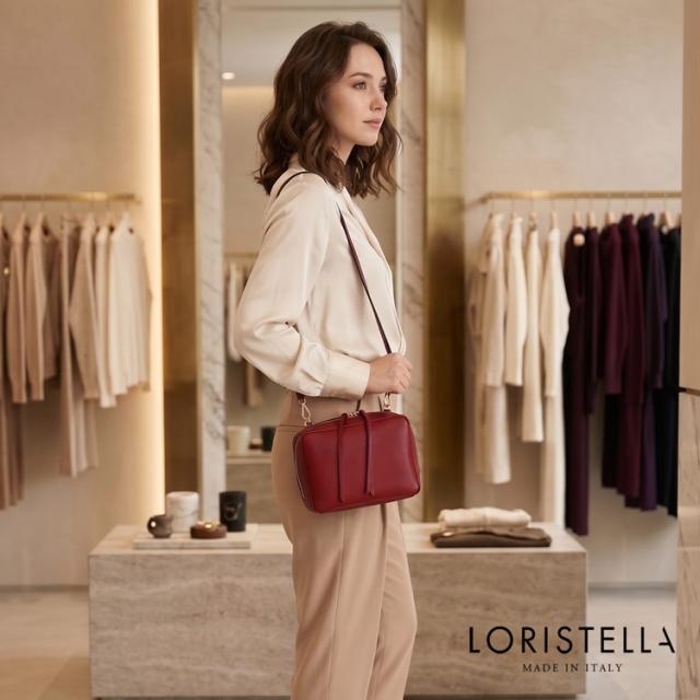 バッグ レディース ハンドバッグ 小さめ 軽量 きれいめ ミニバッグ ブランド LORISTELLA ロリステッラ イタリア 2way ショルダー 斜めがけ ポシェット レザー 本革 牛革 卒業式 入学式 ギフト プレゼント ギフト 4FB (07000405r)_6