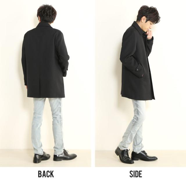 ビジネス メンズ コート 大きいサイズ HALEINE BB体 BB5/BB6/BB7/BB8 中綿入り ブラック ビッグサイズ 通勤(No.08000200)の通販は