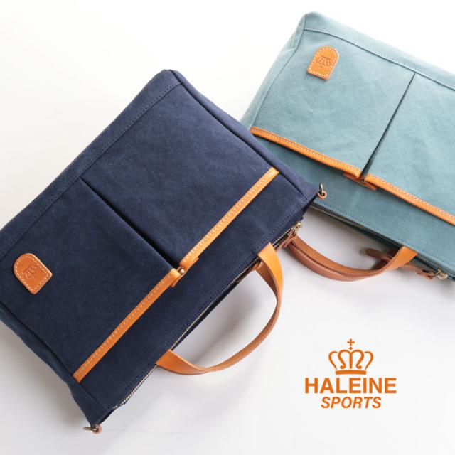 ゴルフ カートバッグ ラウンドバッグ ブランド HALEINE SPORTS 帆布 ヌメ革 日本製 トートバッグ ミニトートバッグ レディース メンズ 2WAY ショルダー カートトート 布 横 スポーツ 軽量 おしゃれ(07000417r)_6