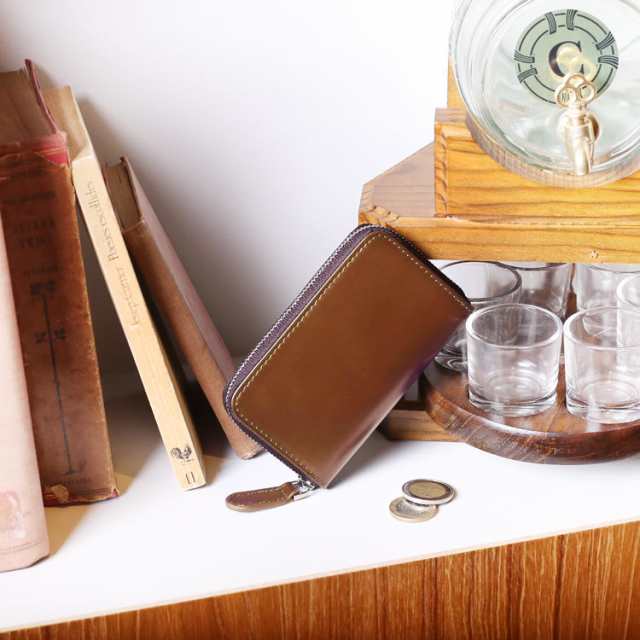 doob London コードバン ミニ財布 レディース ラウンド