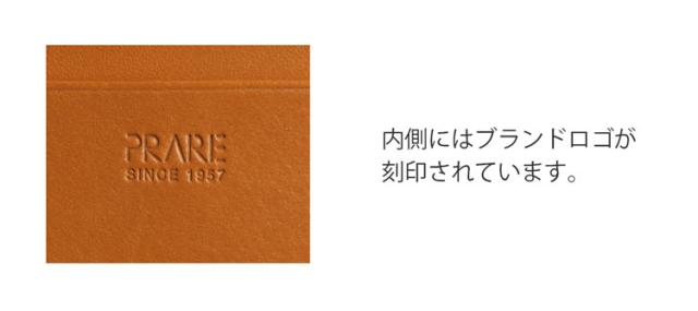 PRAIRIE コードバン 二つ 折り財布 レディース 本革 日本製 薄型
