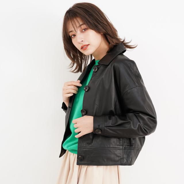 レザー ジャケット 本革 レディース ブランド filomo フィローモ ラム革 (04000096r)_2