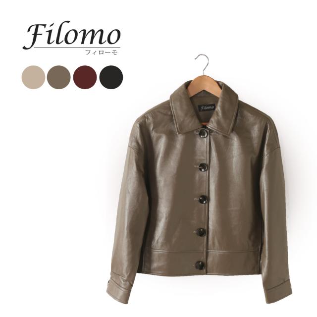 レザー ジャケット 本革 レディース ブランド filomo フィローモ ラム革 (04000096r)_10