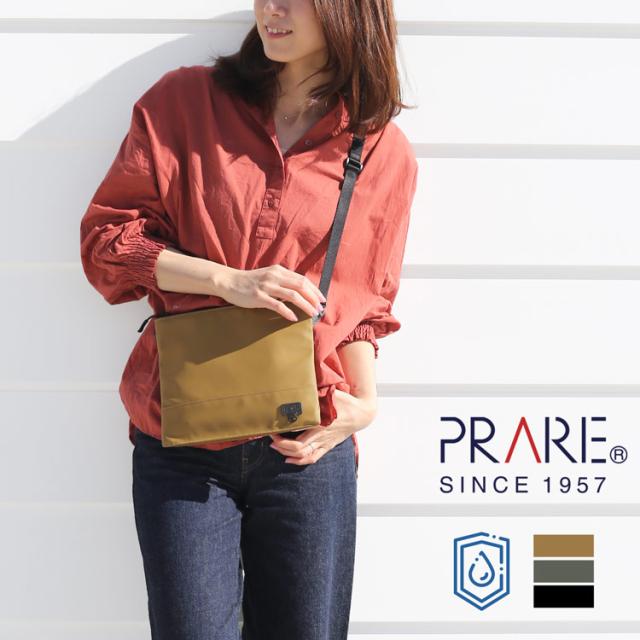 サコッシュ レディース PRAIRIE プレリー 横型 耐水 防水 止水ファスナー アウトドア 丈夫 軽量(09000340r)の通販は 9,504円