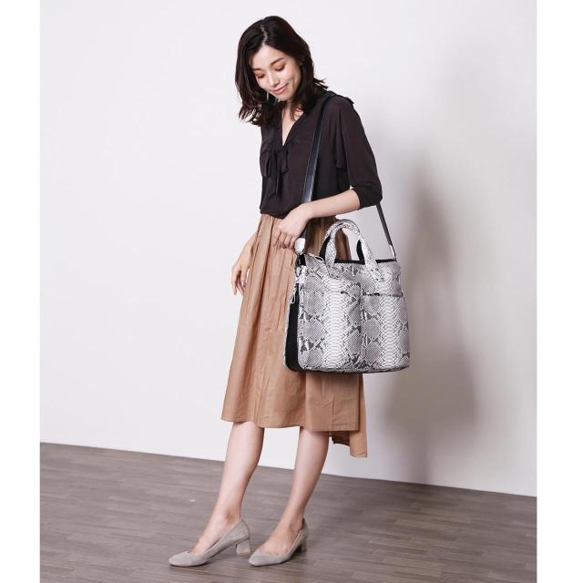 ダイヤモンド パイソン トートバッグ レディース 2WAY ショルダーベル