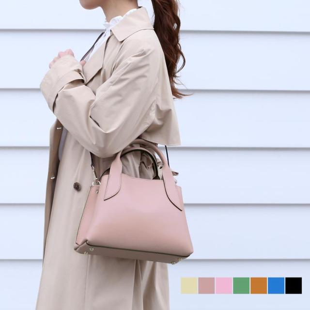 ハンドバッグ レディース 通勤 通勤バッグ オフィス きれいめ 2way シンプル ショルダー 斜めがけ レザー イタリア製 フォーマル カジュアル ギフト (07000511r)