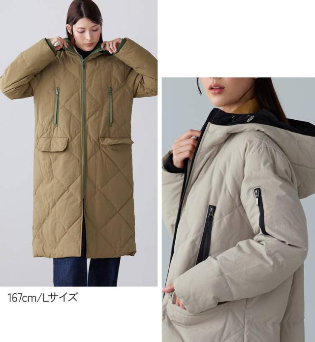 ダウン コート フード 付き レディース Filomo ダウンコート 冬